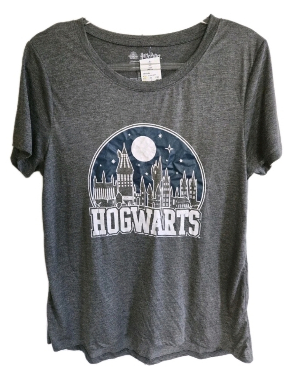 Harry Potter Wizarding World Hogwarts Graphic T-shirt Size XXL Gray NEW NWT